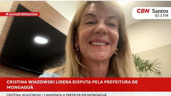 Jornal CBN Santos ocorre das 9h ao 12h, em 97.3 FM - Imagem: CBN Santos