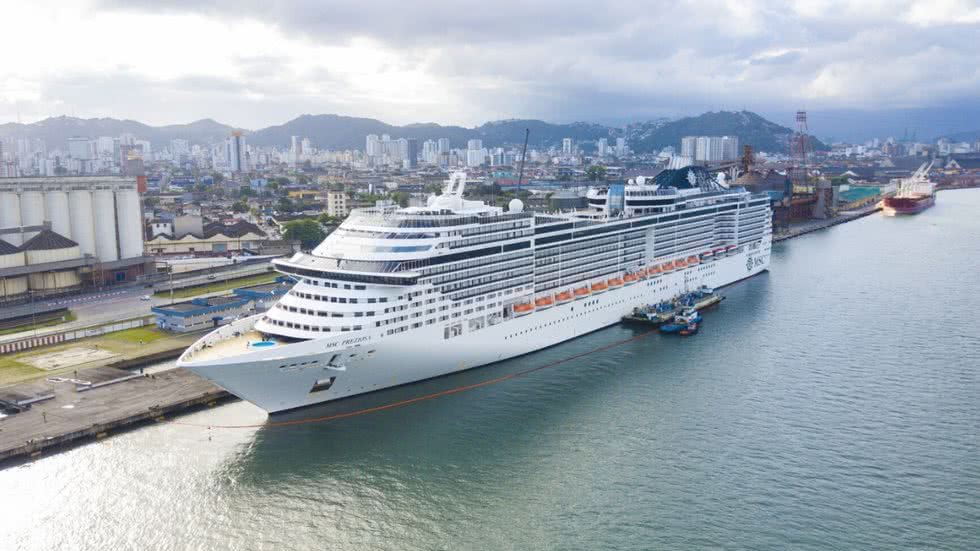 O trabalho é realizado de forma conjunta com a Anvisa, responsável sanitária da região portuária - Imagem: Porto de Santos