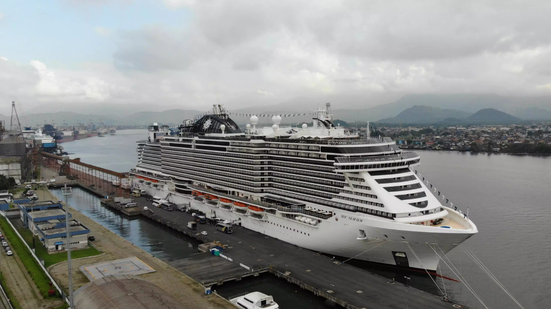 Navios de cruzeiro elevam a atenção das autoridades de saúde para a prevenção do sarampo - Imagem: Carlo Nogueira/Arquivo AT