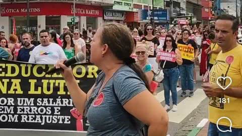 Apenas os alunos dos professores que participaram da greve não tiveram aula - Imagem: Instagram/ @cubataomilgrau