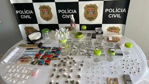 Disk-drogas: idoso que fazia 'delivery' de drogas é preso em Santos - Imagem: divulgação / Polícia Civil