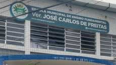 Equipes do Corpo de Bombeiros foram acionadas após vazamento de gás em escola municipal de Mongaguá na manhã desta quarta-feira (20) - Imagem: Redes sociais