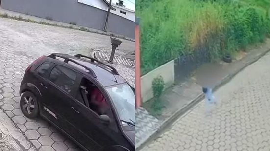 Imagens mostram o desespero de uma jovem após ser assediada por motorista em Mongaguá, gerando indignação na comunidade - Imagem: Reprodução