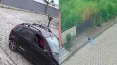 Imagens mostram o desespero de uma jovem após ser assediada por motorista em Mongaguá, gerando indignação na comunidade - Imagem: Reprodução
