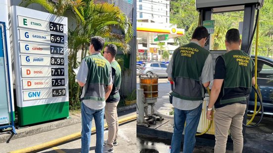 Operação Tanque Limpo visa garantir preços justos e transparência no abastecimento em Santos - Foto: Divulgação/ Prefeitura de Santos
