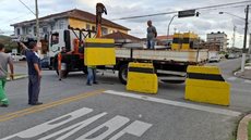 A partir de quarta-feira, Avenida Jovino de Melo terá bloqueio total para obras do novo pontilhão, com previsão de um mês de interdição - Foto: Divulgação/ Prefeitura de Santos