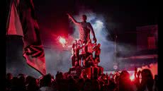 Com a proximidade da zona de rebaixamento, a festa tem como objetivo motivar o elenco e criar um ambiente de apoio - Foto: Raul Baretta/ Santos FC