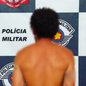 A checagem de dados confirmou mandado de prisão ativo, e o foragido foi levado ao Distrito Policial para os devidos trâmites legais - Foto: Divulgação/ 29º BPMI