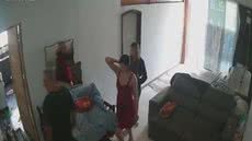 Imagens da câmera de segurança - Imagens: Reprodução/g1