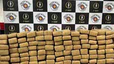 Imagens da operação mostram o local onde a droga estava escondida, evidenciando o desafio enfrentado pela polícia - Imagem: Reprodução/Policia Civil
