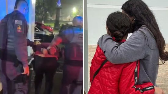 A menina estava sob ameaças e foi mantida refém pelo pai por mais de duas semanas antes do resgate - Foto: Yasmin Braga/ TV Tribuna e Polícia Militar/ Divulgação