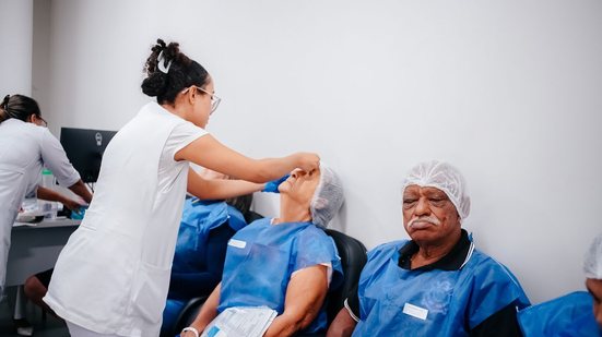 Nova estrutura e reorganização da saúde permitem avanço no combate à fila de catarata na cidade - Imagem: Reprodução/Acervo