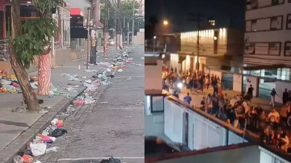 A operação, que não registrou ocorrências, buscou prevenir aglomerações de jovens e garantir a segurança da comunidade local - Imagem: Reprodução/ A Tribuna