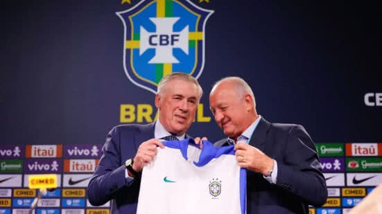 Novo técnico da Seleção Brasileira, Carlo Ancelotti, revela lista de convocados para jogos importantes nas Eliminatórias - Foto: Reprodução/ Rafael Ribeiro/ CBF
