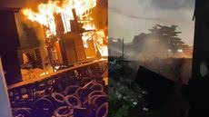 Até o momento não há registro de vítimas fatais por conta do incêndio - Imagem: Reprodução / Redes Sociais