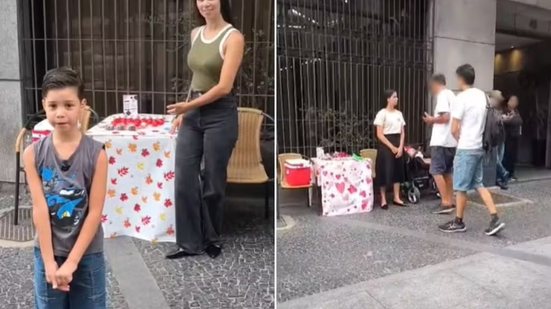 Doceira Samantha Angelino viralizou nas redes sociais após vídeo do filho divulgando os produtos - Imagem: Arquivo Pessoal