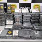 Polícia localizou mais de 200 kg de cocaína escondidos em imóvel utilizado como salão de festas em São Vicente - Imagem: Divulgação/Polícia Civil