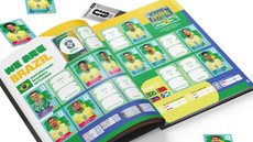 Nomes como Rodrygo, Militão e Estêvão estampam o livro ilustrado, mas perderam o torneio por problemas médicos - Foto: Divulgação / Panini