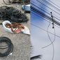 Furtos de cabos elétricos não só afetam o fornecimento de energia, mas também representam riscos graves à segurança da comunidade - Foto: Reprodução/ Divulgação/ Neoenergia Elektro