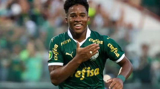 Endrick jogando pelo Palmeiras - Foto: Fabio Menotti/Palmeiras