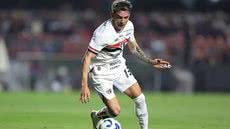 Enzo Diaz em jogo do São Paulo - Foto: Rubens Chiri/São Paulo FC