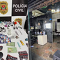 Polícia encontrou materiais odontológicos em estúdio que funcionava sem alvará - Imagem: Divulgação | Polícia Civil