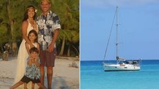 Andréa e Luciano Westphal vivem há quatro anos no veleiro Liberdade com os filhos Leah, de 7 anos, e Ian, de 5. A família, que é do Guarujá, já percorreu diferentes países do Caribe e do Pacífico e atualmente está em Fiji - Imagem: Arquivo Pessoal