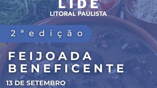 No dia 13 de setembro, o Tênis Clube de Santos recebe a 2ª edição da Feijoada Beneficente, unindo empresários e a comunidade em prol de causas sociais - Imagem: Divulgação
