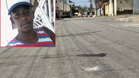 Jovem é socorrida após agressão violenta em Praia Grande; caso é investigado como tentativa de feminicídio - Imagem: Reprodução/Redes Sociais e Leandro Guedes/TV Tribuna