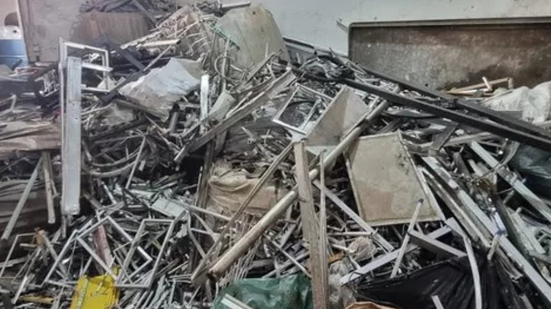 Ação integra o combate ao comércio ilegal de materiais furtados na Baixada Santista - Imagem: Reprodução | Polícia Civil
