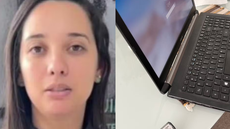 Thayza Aires Dias foi alvo de mandado de prisão e teve materiais apreendidos - Imagem: Divulgação | Polícia Civil