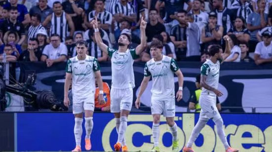 Flaco López comemora gol em Ceará x Palmeiras - Foto: Baggio Rodrigues/AGIF