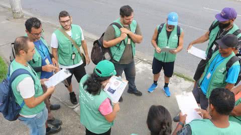 A ação teve início na Praça Nenê Ferreira Martins - Imagem: Prefeitura de Santos