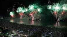 Queima de fogos na orla de Santos terá efeitos visuais inspirados na história da cidade - Imagem: Prefeitura de Santos