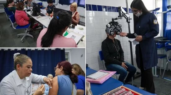 Ação Cidadania reúne serviços gratuitos de saúde, orientação ao consumidor, assistência e lazer neste sábado (29), na Escola Municipal Doutor Wilson Guedes, no bairro Samambaia, em Praia Grande - Imagem: Fred Casagrande