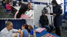 Ação Cidadania reúne serviços gratuitos de saúde, orientação ao consumidor, assistência e lazer neste sábado (29), na Escola Municipal Doutor Wilson Guedes, no bairro Samambaia, em Praia Grande - Imagem: Fred Casagrande
