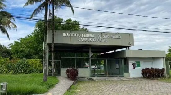 Campus do Instituto Federal de São Paulo em Cubatão oferece cursos gratuitos em diferentes áreas e modalidades para ingresso no primeiro semestre de 2027. - Imagem: Reprodução /  IFSP Cubatão