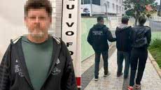 Polícia Civil prendeu homem de 52 anos suspeito de manter a própria mãe, de 77 anos, em cárcere privado durante operação realizada em Peruíbe. Foto: Polícia Civil - Imagem: Divulgação / Polícia Civil de SP