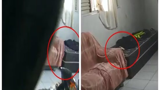 Imagens de câmeras corporais registraram a ação policial que terminou com o motoboy Evandro Alves da Silva baleado no Morro José Menino, em Santos, durante a Operação Escudo, em agosto de 2023 - Imagem: Montagem g1/Reprodução