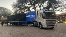 Carreta do Museu Catavento instalada em Santos oferece experiências interativas gratuitas ao público até o dia 31 de março - Imagem: Divulgação