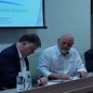 Representantes do Governo de São Paulo e do SOPESP oficializaram parceria que levará capacitação sobre inclusão profissional de pessoas com deficiência às empresas do setor portuário em Santos - Imagem: Divulgação / Sopesp