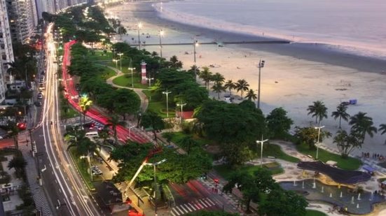 Cidades da Baixada Santista receberão recursos do Governo de SP para obras que visam fortalecer o turismo e a economia regional - Imagem: Prefeitura de Santos