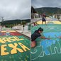 Moradores da Baixada Santista já se mobilizam para decorar ruas em clima de Copa do Mundo, mas cada município possui regras próprias para a realização das pinturas em vias públicas - Imagem: Prefeitura de Praia Grande