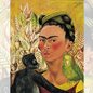 Autorretrato com Macaco e Papagaio (1942), de Frida Kalo - Imagem: Reprodução