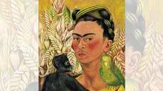 Autorretrato com Macaco e Papagaio (1942), de Frida Kalo - Imagem: Reprodução