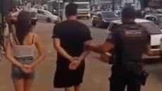 Produtos avaliados em cerca de R$ 700 foram recuperados após abordagem da Guarda Civil Municipal em supermercado do bairro Enseada, no Guarujá - Imagem: Reprodução