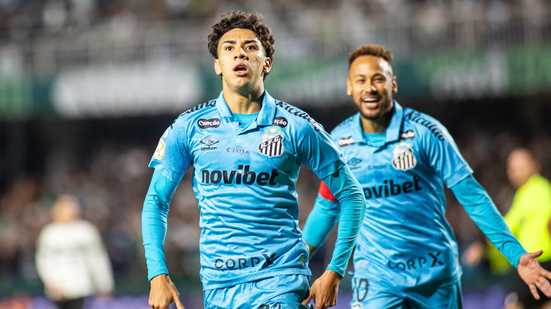 O meio-campista Gabriel Bontempo, do Santos, está na pré-lista montada por Carlo Ancelotti para os amistosos da Seleção Brasileira contra Austrália e Índia - Imagem: Reprodução