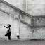 Girl with Balloon, grafite de Banksy. A esperança: quase ao alcance, quase perdida. - Imagem: Divulgação/ Amazon/ Great Art
