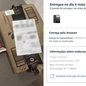 Embalagem recebida por consumidora em Praia Grande continha leite condensado, apesar da compra de um celular; entrega foi registrada em 4 de maio de 2026 - Imagem: Arquivo Pessoal e Reprodução