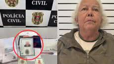 Suely Pereira de Carvalho foi detida ao tentar sacar BPC com identidade falsa em Santos - Foto: Polícia Civil/ Divulgação